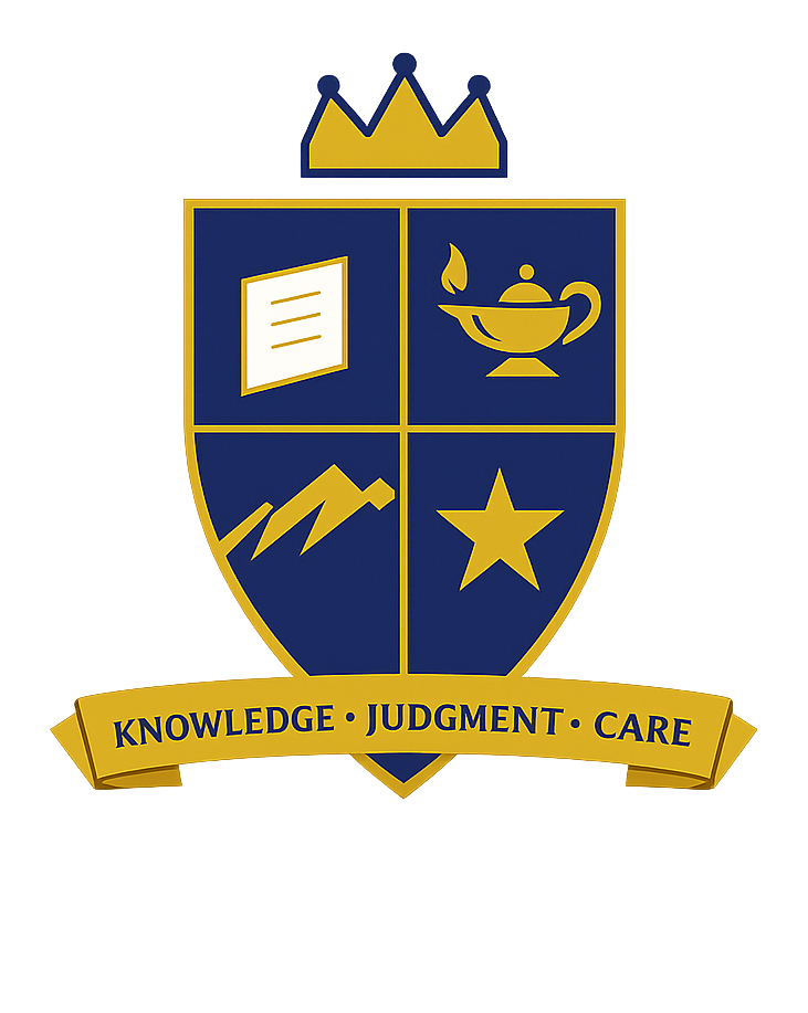 NursingRidge crest — Knowledge, Judgment, Care
